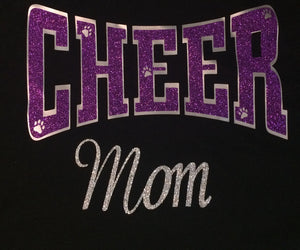 Cheer Mom Glitter Any school