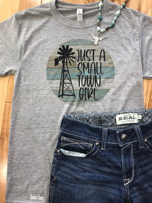 Just a small town girl teal